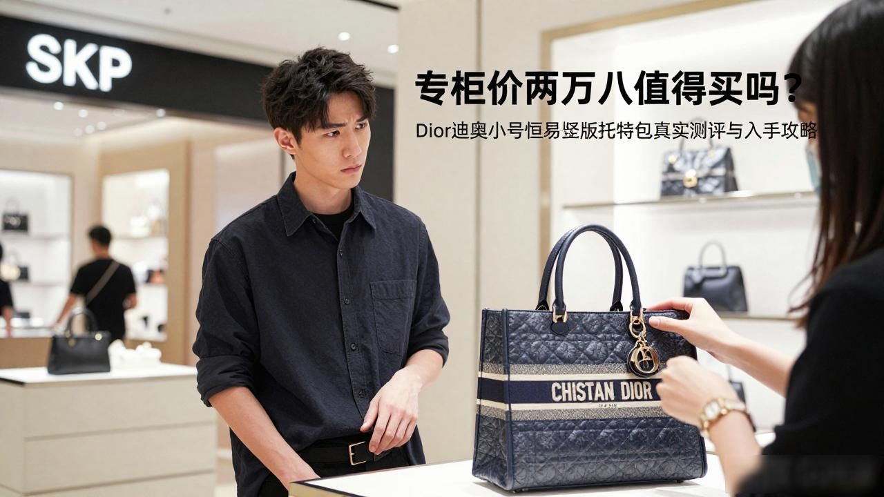 专柜价两万八值得买吗?Dior迪奥小号恒久竖版托特包真实测评与入手攻略 Dior2026 第1张-买A货 托特包英文_mk托特包大号尺寸多少_Small Dior Toujours Vertical Tote|小号恒久竖版托特包