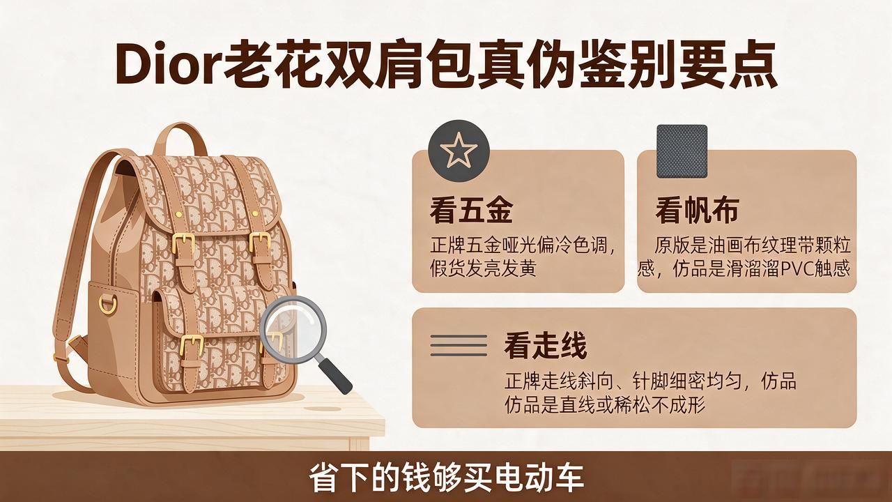 帆布双肩包制作视频教程_Dior Oblique Canvas Backpack｜老花帆布双肩包_极简帆布双肩包做法