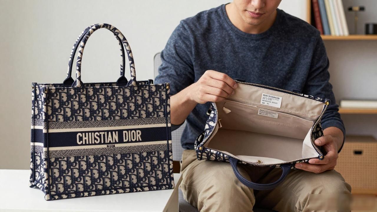 迪奥环保联名书本托特值不值?入手实测全分享 Dior2026 第2张-买A货 迪奥托特包正品细节图_Dior × Parley Book Tote|迪奥环保联名书本托特_迪奥Booktote托特包
