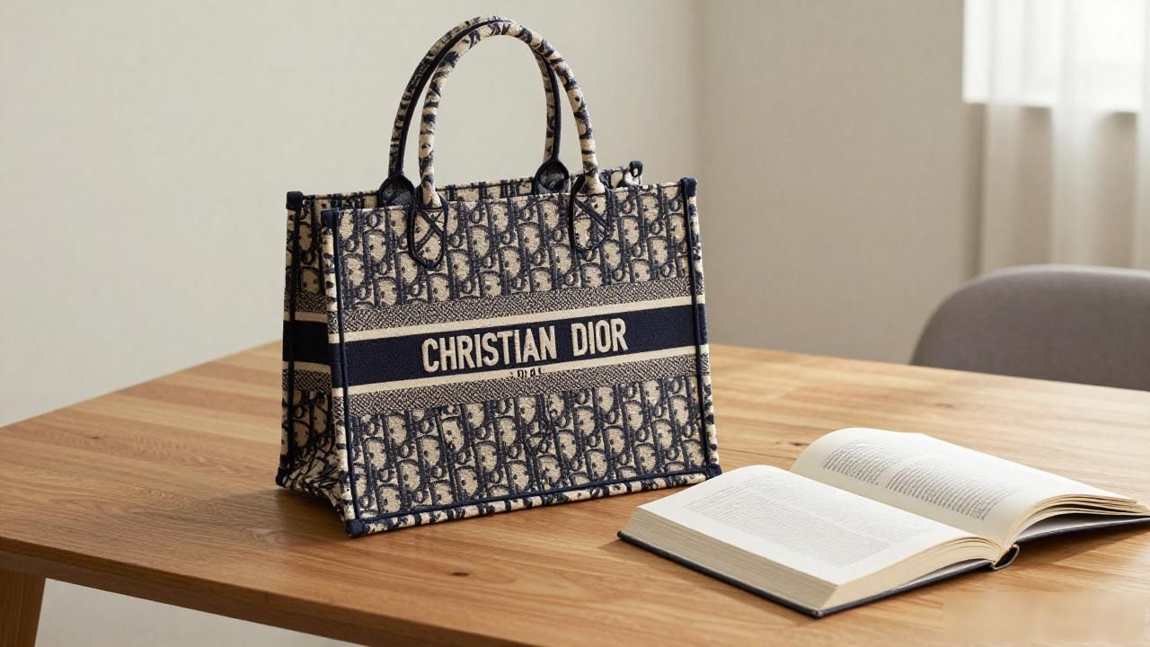 迪奥环保联名书本托特值不值?入手实测全分享 Dior2026 第3张-买A货 迪奥托特包正品细节图_Dior × Parley Book Tote|迪奥环保联名书本托特_迪奥Booktote托特包