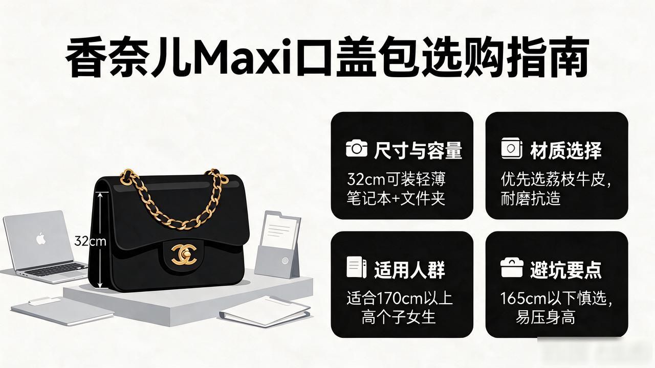 超大号口盖包怎么选?香奈儿Maxi Flap Bag真实测评与避坑指南 Chanel2026 第1张-买A货 给你超大么么哒表情包_Maxi Flap Bag|超大号口盖包_口啤好自动折盖封箱机生产厂家