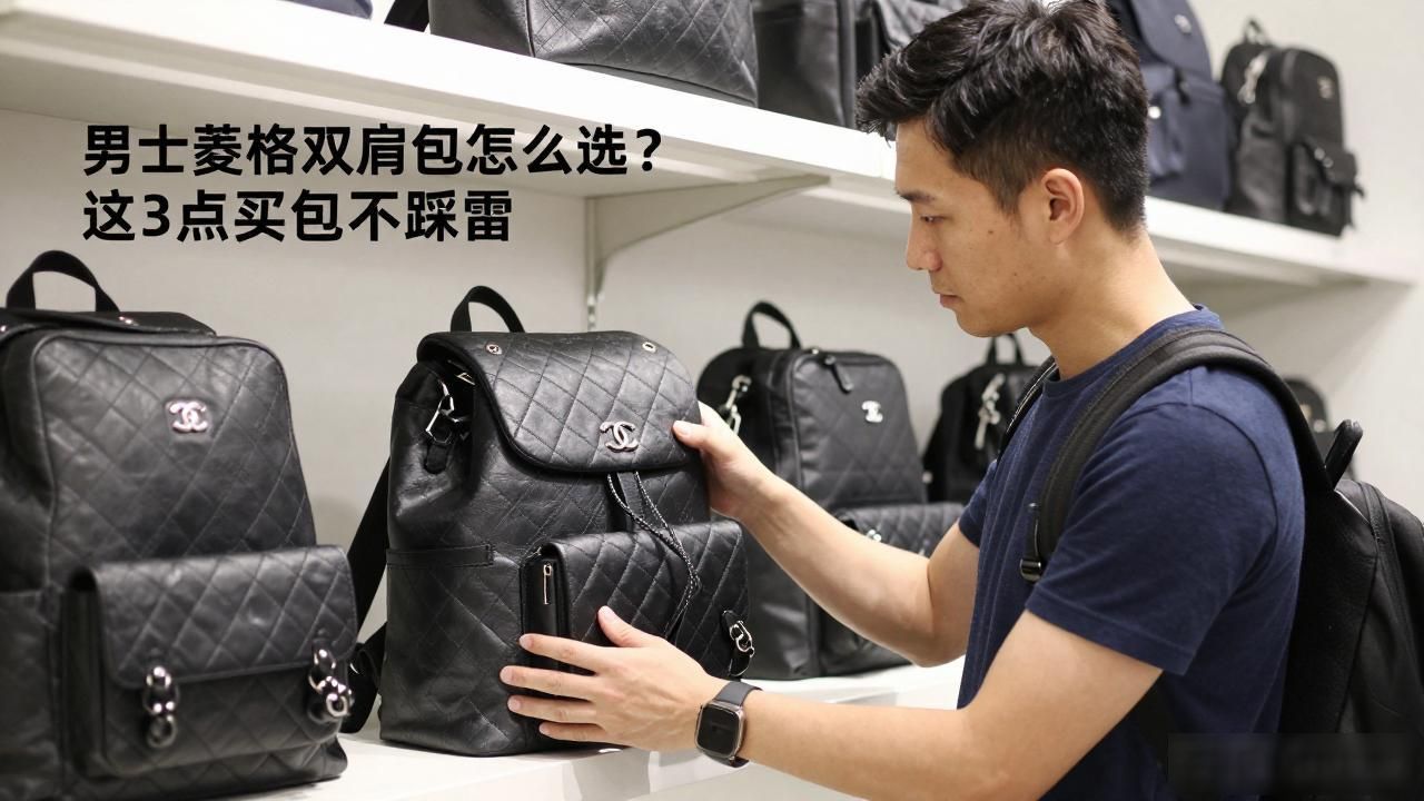 菱格包包有哪些牌子_Classic Backpack｜男士菱格双肩包_菱格斜挎包