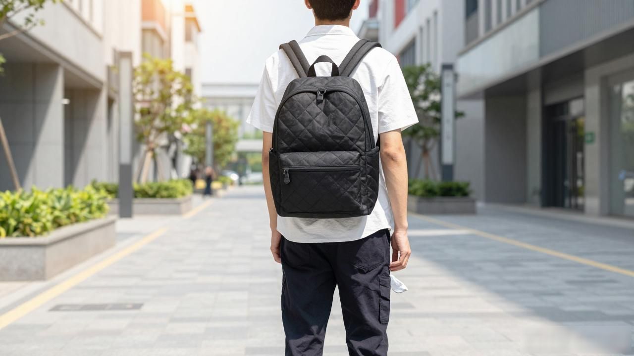Classic Backpack｜男士菱格双肩包_菱格包包有哪些牌子_菱格斜挎包