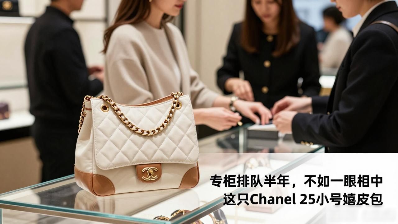 专柜排队半年,不如一眼相中这隻 Chanel 25 小号嬉皮包 Chanel2026 第1张-买A货 chanel小号经典口盖包_小号香奈儿包_Chanel 25 Small Bag|25 小号嬉皮包