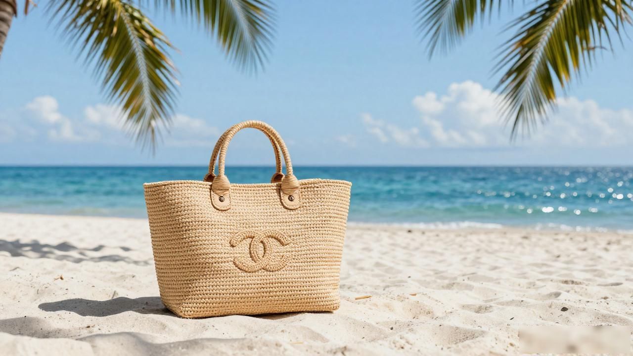 拉菲草托特包编织教程_Coco Beach Raffia Tote｜可可海滩拉菲草托特包_拉菲草沙滩托特包钩法
