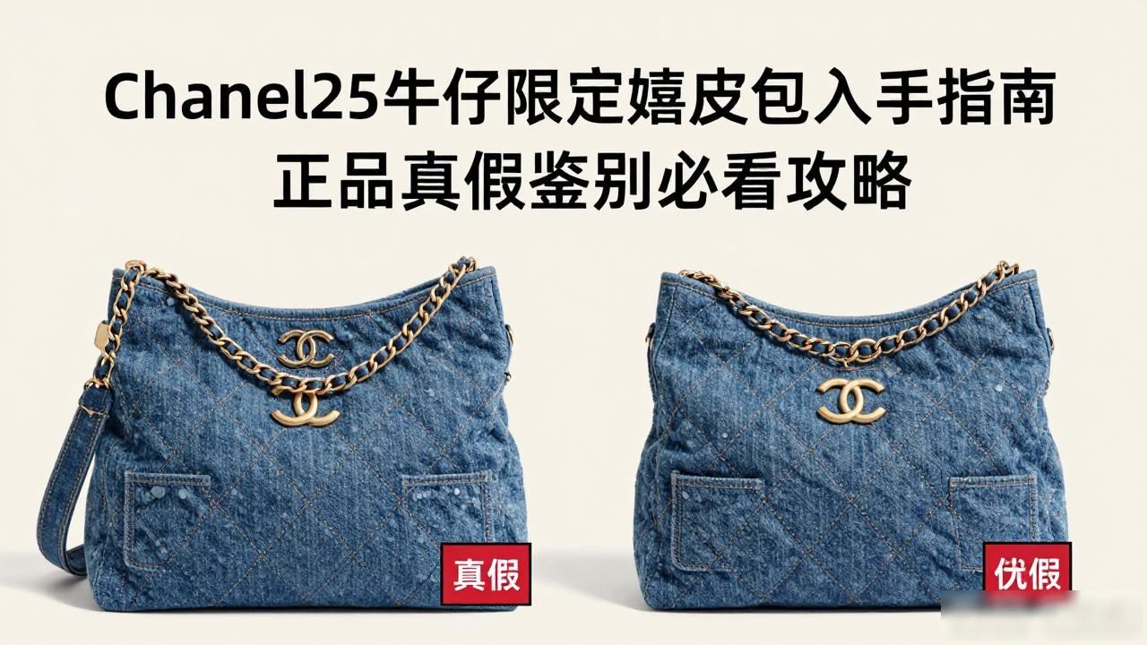 Chanel25牛仔限定嬉皮包入手指南 正品真假鉴别必看攻略 Chanel2026 第2张-买A货 奢侈品牛仔包_Chanel 25 Denim Limited|25 牛仔限定嬉皮包_牛仔包新款是哪个品牌
