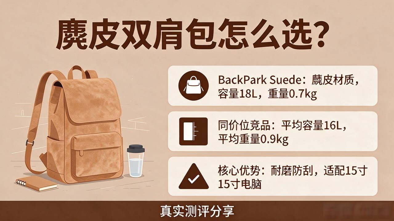 麂皮双肩包怎么选?BackPark Suede真实测评分享 Chanel2026 第2张-买A货 Backpack Suede|麂皮双肩背包_麂皮包coccinelle_bv的麂皮包