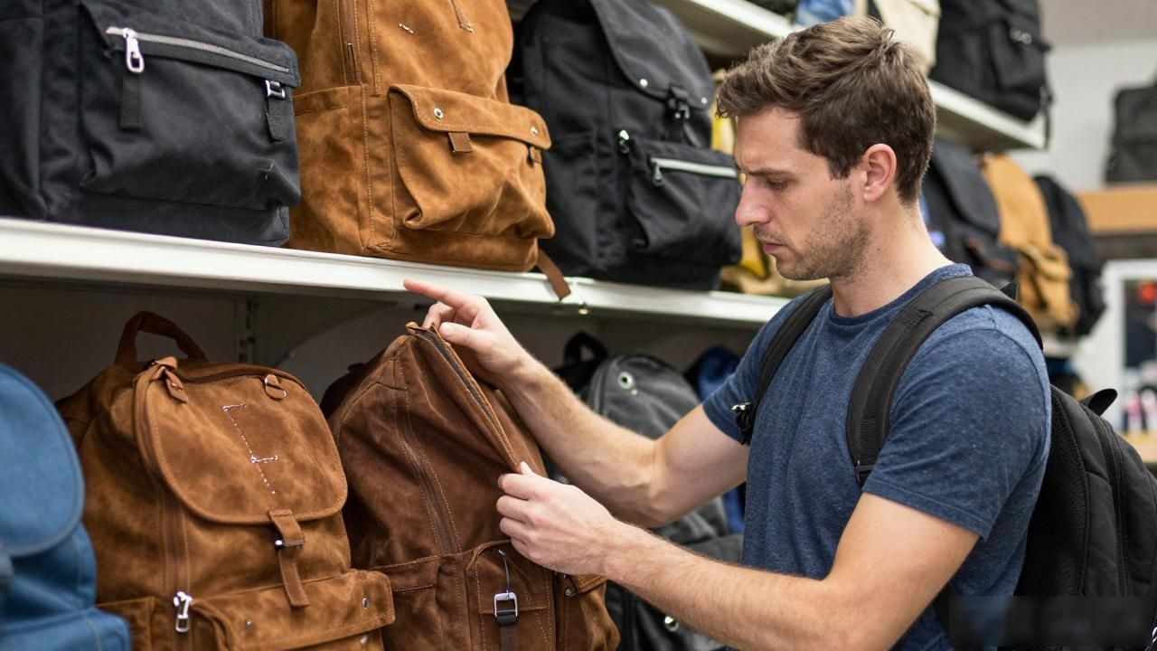 Backpack Suede麂皮背包怎么挑?老哥亲测避坑指南 Chanel2026 第1张-买A货 麂皮包包优缺点_麂皮包coccinelle_Backpack Suede|麂皮双肩背包