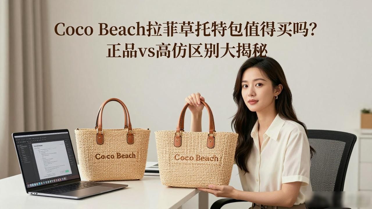 Coco Beach拉菲草托特包值得买吗?正品vs高仿区别大揭秘 Chanel2026 第3张-买A货 托特包拉菲草花样视频_Coco Beach Raffia Tote|可可海滩拉菲草托特包_拉菲草托特包编织教程