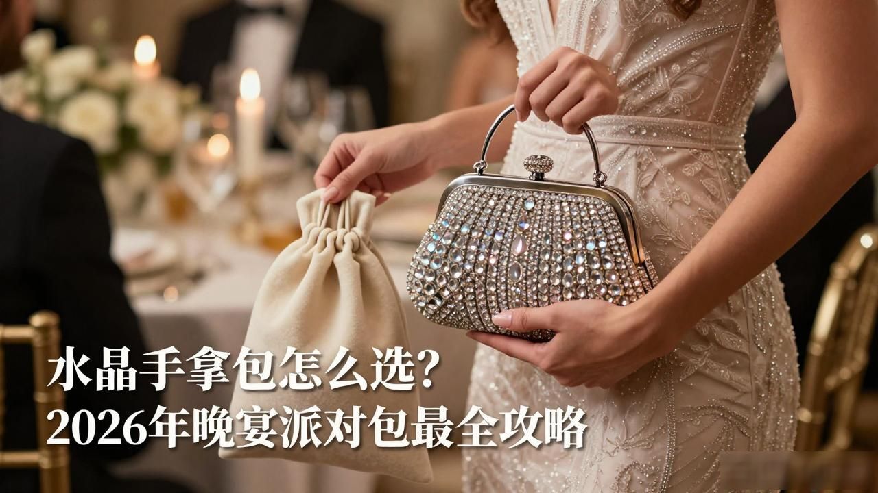 水晶手拿包怎么选?2026年晚宴派对包最全攻略 Celine2026 第3张-买A货 Crystal Pouch|水晶手拿包_水晶包是什么意思_水晶宝石手提包
