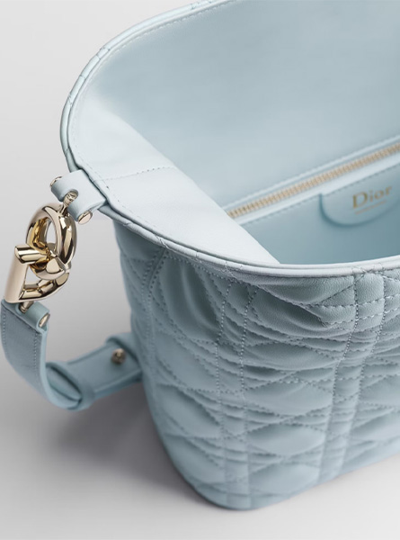 高仿DIOR包包 | A货迪奥女包 2026秋冬DIOR新款 冰蓝色小号 Dior Toujours Hobo 手袋