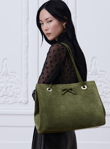 高仿DIOR包包 | A货迪奥女包 2026秋冬DIOR新款 军绿色中号 Dior Promenade 购物袋